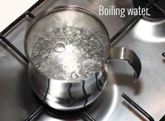 What temperature does water boil?